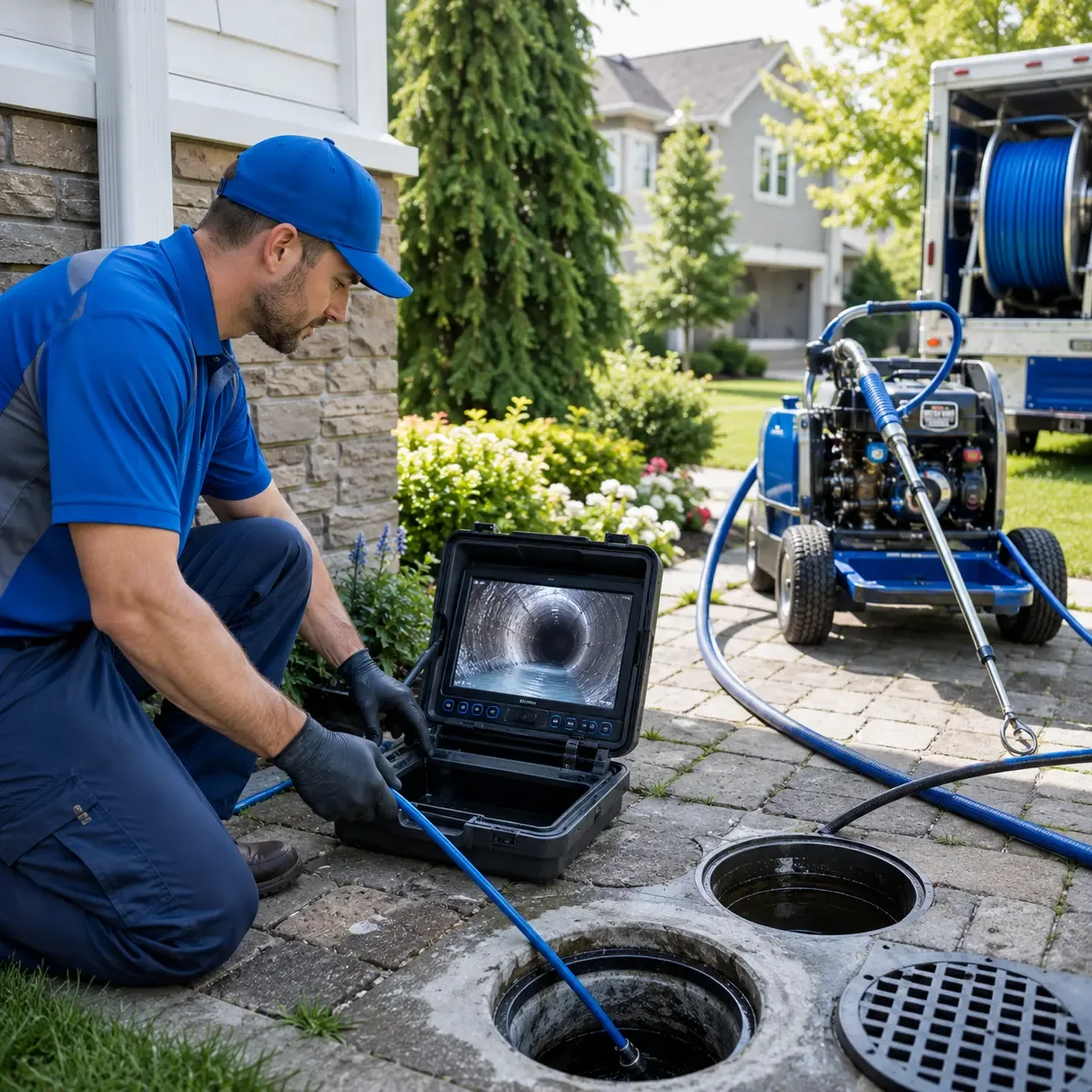Outdoor drain cleaning professionals serving Goshen, OH