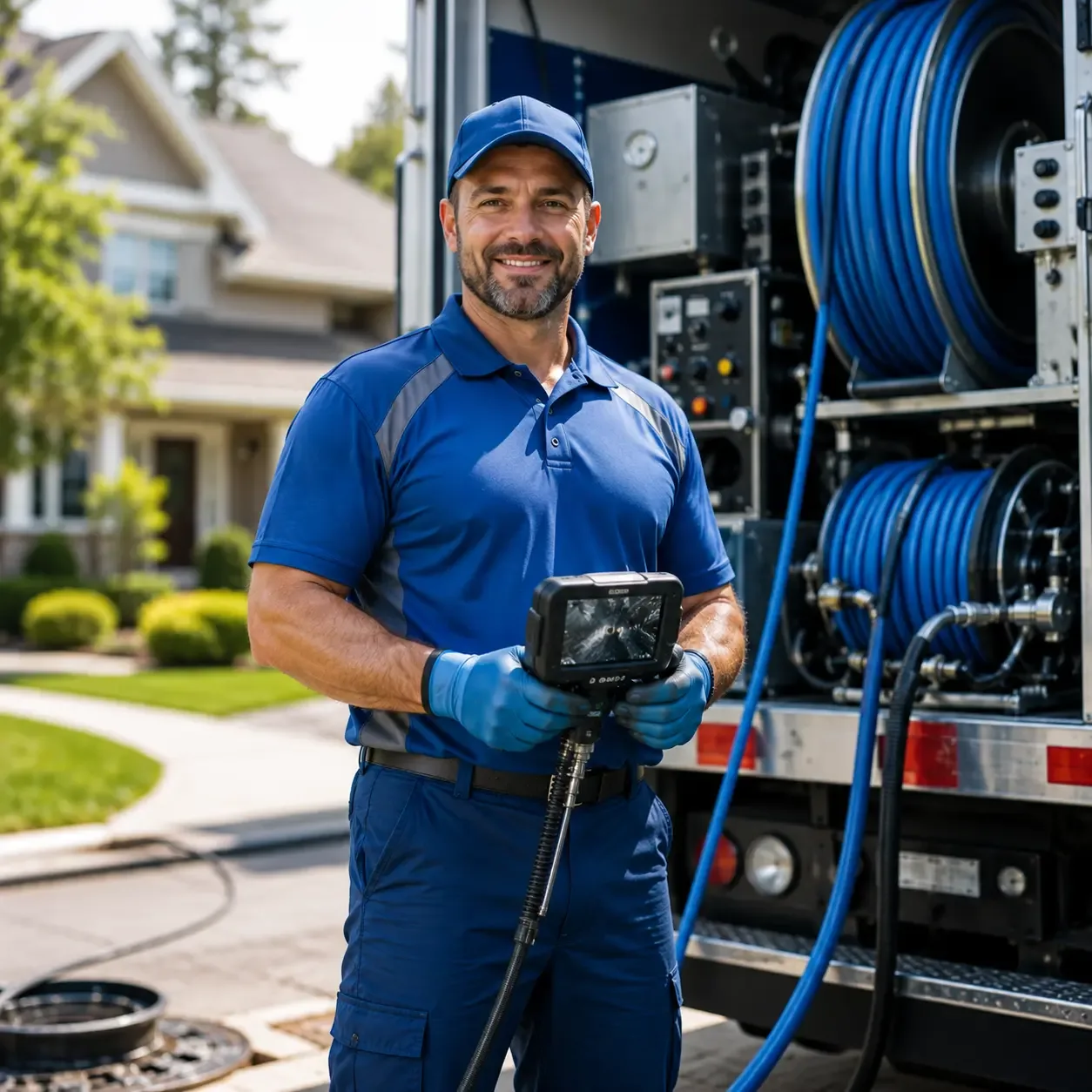 Local outdoor drain cleaning specialists in Goshen, OH